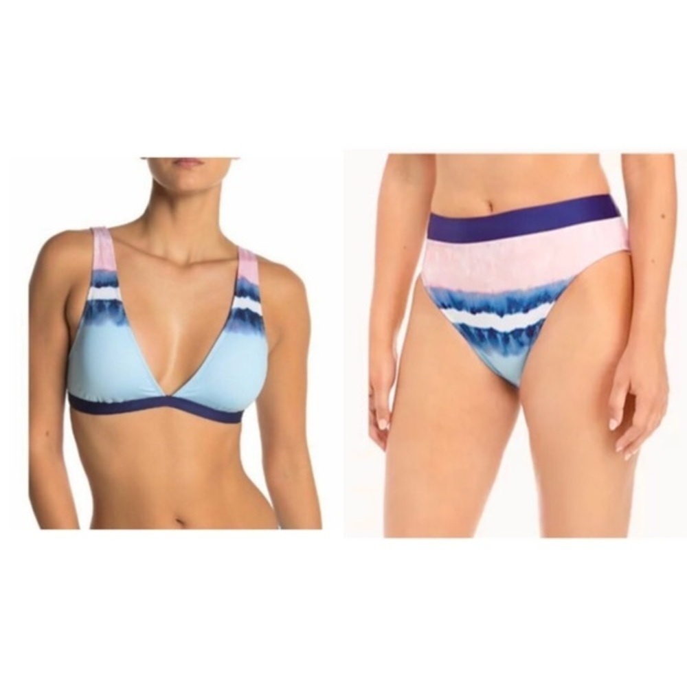 Splendid  Tie Dye High Waisted Bikini